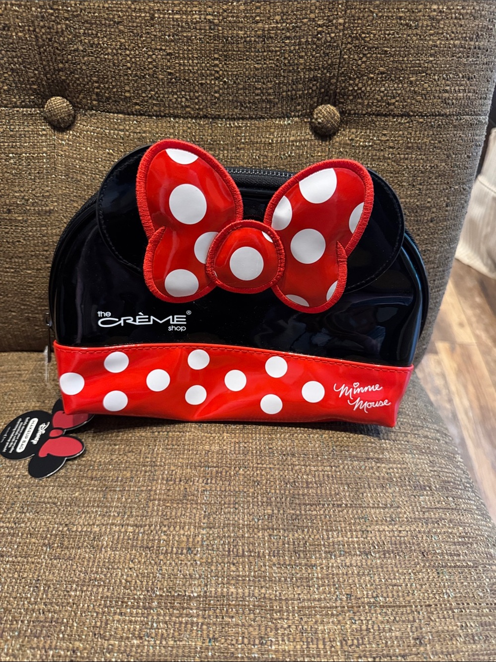 Disney Minnie Mouse x the crème shop makeup cosmetic bag NWT